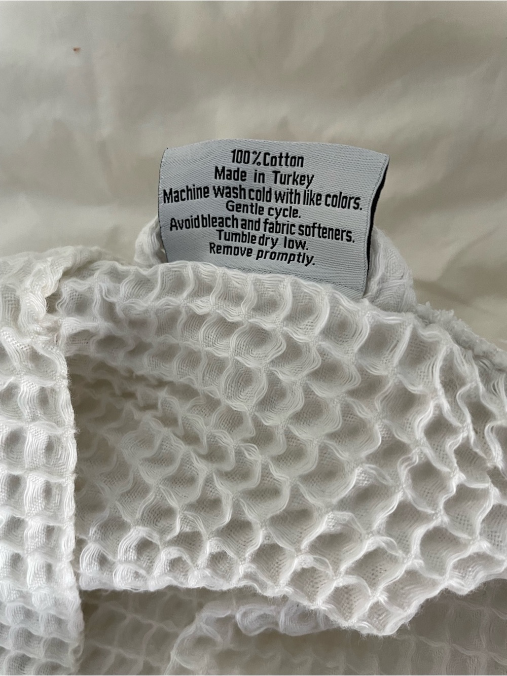 Parachute White Waffle-Knit Robe - Picture 4 of 4